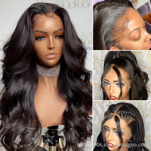 30 32 Inch Body Wave Hd Lace Front Wig Human Hair for Black Women Pre Plucked 150% 180% 13x4 Brazilian Full Lace Frontal Wigs